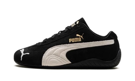 Женские кеды Puma Speedcat OG Wmns замшевые, черно-белые