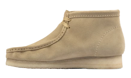 Мужские ботинки Clarks Wallabee замшевые коричневые