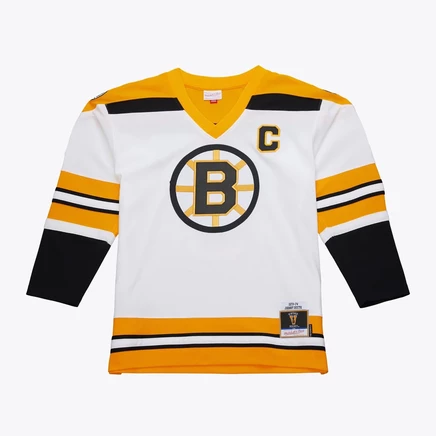 Джерси Mitchell & Ness NHL Bruins 1973 Johnny Bucyk, белая