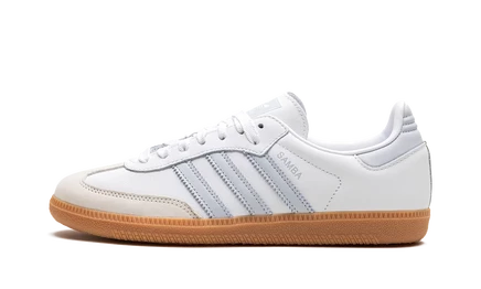 Женские кеды adidas samba og, светло-голубые