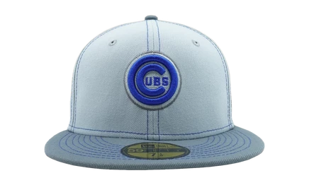 Бейсболка New Era 59FIFTY Кабс, серая