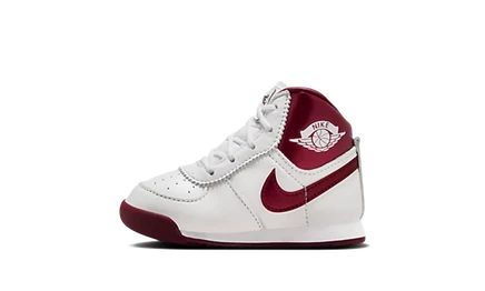 Детские кроссовки Air Jordan 1 TD, бордовые металлик