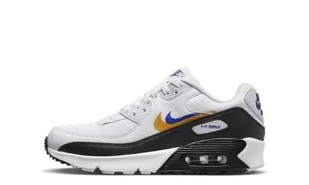 Детские кроссовки Nike Air Max 90 GS FJ4592, бело-черные