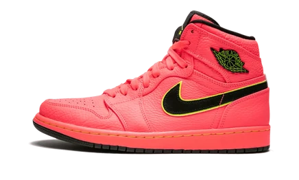 Женские кеды Jordan Air Jordan 1 Mid, ярко-розовые