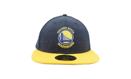 Унисекс кепка New Era 59FIFTY Warriors, деним/желтая