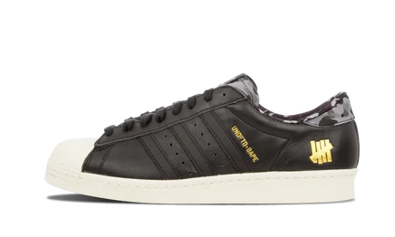Кеды Adidas Superstar 80v UNDFTDxBAPE UNDFTD, черно-белые
