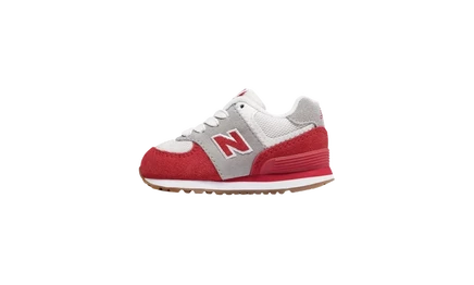 Детские кроссовки New Balance 574 Classics TD, серо-красные