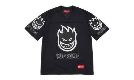 Унисекс футбольная майка Supreme Spitfire SS26, черная