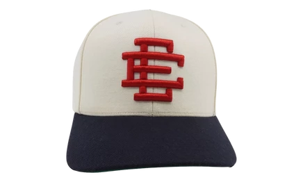 Унисекс кепка Eric Emanuel EE MLB, кремово-красно-синяя