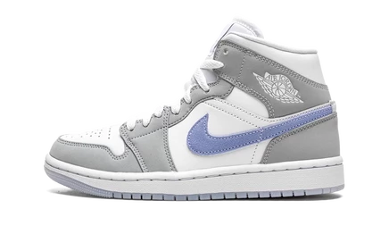 Женские кроссовки Jordan Air Jordan 1 Mid, серо-голубые