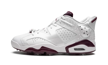 Кроссовки Jordan Air Jordan 6 Golf, бордовые
