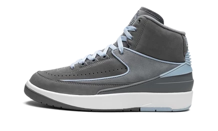 Женские кроссовки Jordan 2 Retro, серо-голубые