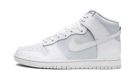 Кроссовки Nike Dunk High, бело-серые