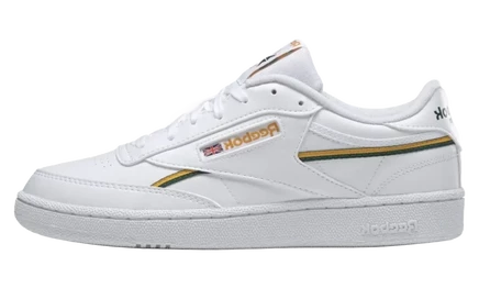 Мужские кеды Reebok Club C OG Vegan бело-зеленые