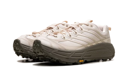 Кроссовки hoka mafate three 2, овсяно-зеленые