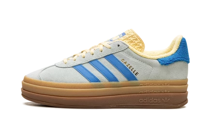 Женские кеды Adidas Gazelle Bold, сине-желтые