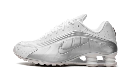 Унисекс кроссовки Nike Shox R4 AR3565 101, серебристые