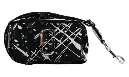 Унисекс сумка Marc Jacobs Snapshot, черно-белая