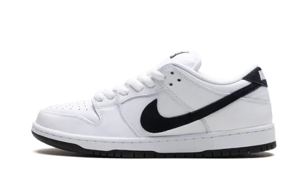 Кроссовки Nike SB Dunk Low, бело-черные