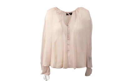 Блузка Amiri AMR XTPS 0248, телесная