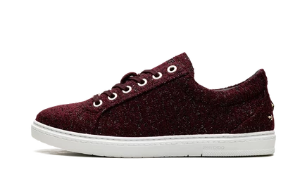 Кроссовки Jimmy Choo Miami Glitter Trainers, ягодные