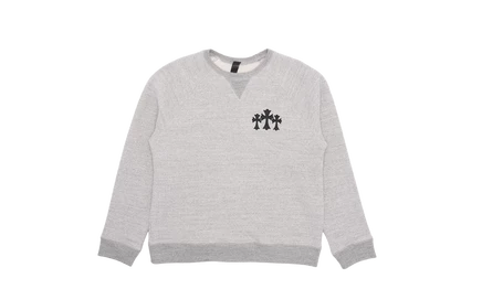 Свитшот Chrome Hearts Cemetery Cross Seven-11, серый