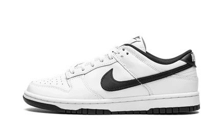 Унисекс кроссовки Nike Dunk Low «White Panda», бело-черные