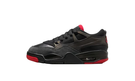 Детские кроссовки Jordan Retro 4 RM, черно-красные