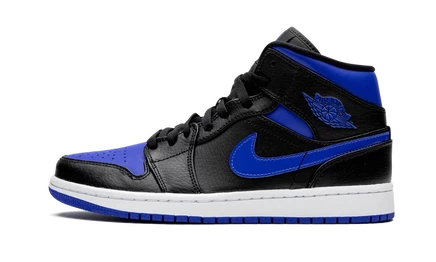 Кроссовки Jordan 1 Mid «Royal», черно-синие