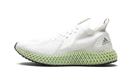 Кроссовки Adidas Alphaedge 4D, белые с отражающими вставками