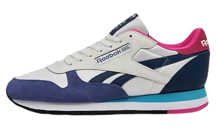 Кроссовки Reebok Classic Leather IE7923, розово-бирюзовые
