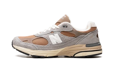 Кроссовки New Balance 993 Teddy Santis, сделанные в США, серо-коричневые