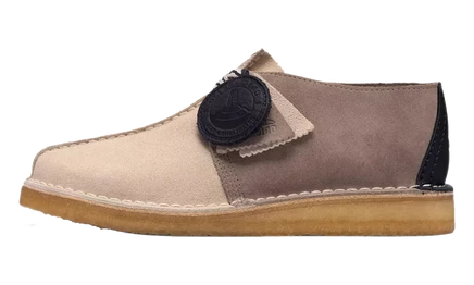 Мужские ботинки Clarks Desert Trek, серые
