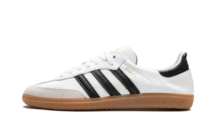 Кроссовки Adidas Samba Decon, бело-коричневые
