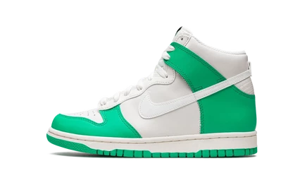 Детские кроссовки Nike Dunk High GS, серо-зеленые