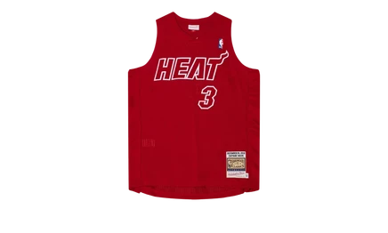 Мужское джерси Mitchell & Ness Miami Heat Dwyane Wade