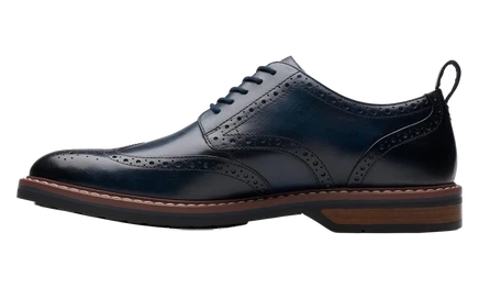 Мужские туфли Clarks Aldwin Limit, кожа, темно-синие