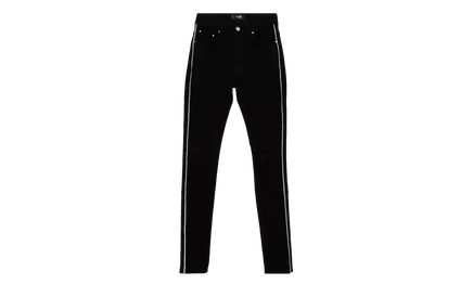 Джинсы Amiri Crystal Track MDS112, черные