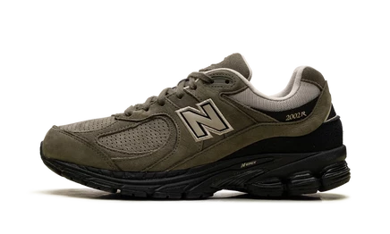 Мужские кроссовки New Balance 2002R, оливково-черные
