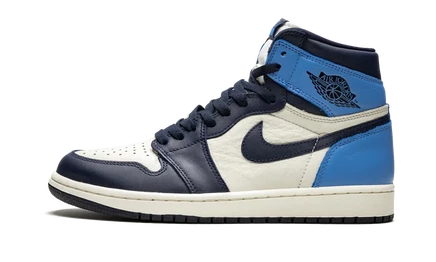 Кеды Jordan Air Jordan 1 Retro High OG, темно-синий/голубой