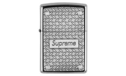Зажигалка Supreme Diamond Plate Zippo SS19
