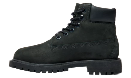 Детские ботинки Timberland 6-Inch Premium водонепроницаемые, из нубука, черные