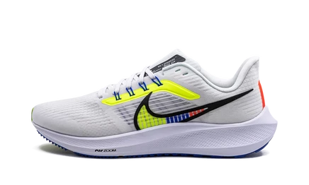 Кроссовки Nike Air Zoom Pegasus 39 PRM, бело-лимонно-голубые