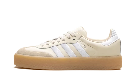 Женские кроссовки Adidas Sambae, белые/коричневые