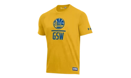 Детская футболка Under Armour NBA Warriors, желтая