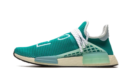 Кроссовки adidas nmd humanrace pharrell williams, зеленые
