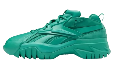 Женская обувь Reebok Club C V2 Cardi B, изумрудная
