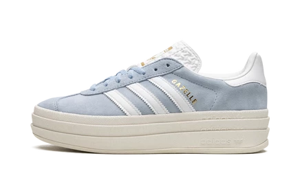 Женские кеды Adidas Gazelle Bold, небесно-голубые