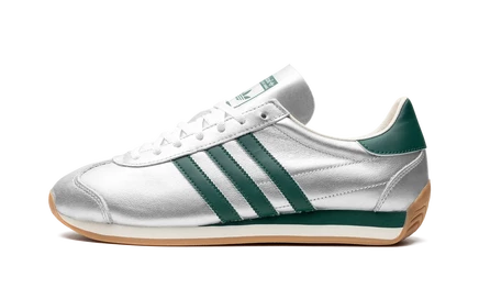 Женские кеды Adidas Country OG IE8412, серебристо-зеленые