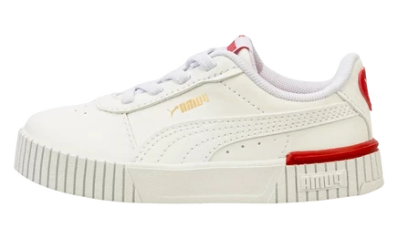 Детские кроссовки Puma Carina 2.0, бело-красные